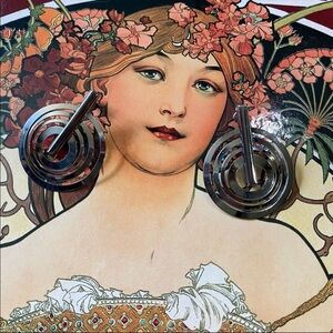 Vintage 1980s Geometric Earrings